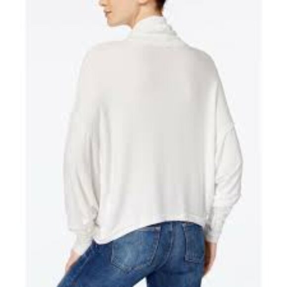 Free People We The Free Alameda Pullover Top Ivory XSmall $68 OB667810 Preloved - Picture 3 of 3